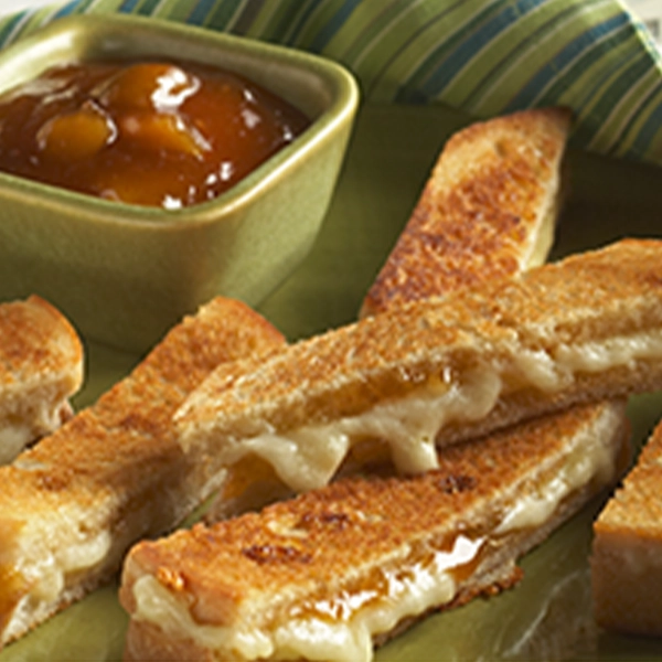 Chutney, Cilantro and Cheddar Grilled Cheese Sandwich